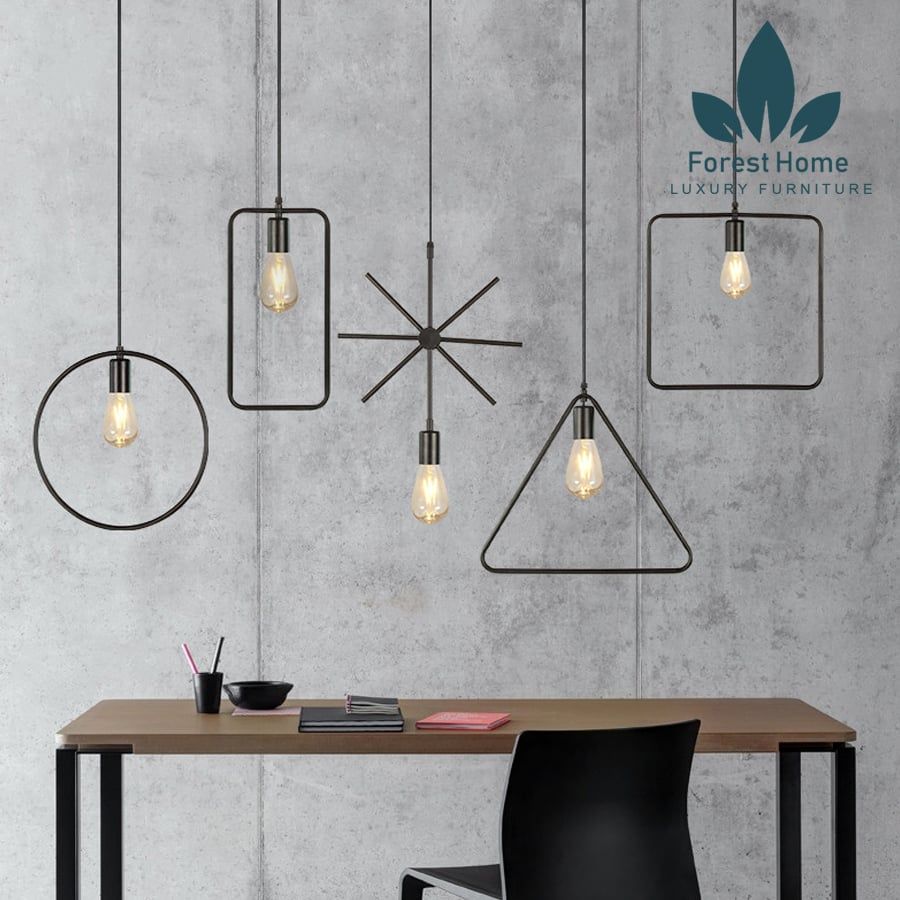 DTH051 - ĐÈN THẢ KHUNG SẮT DTH051
