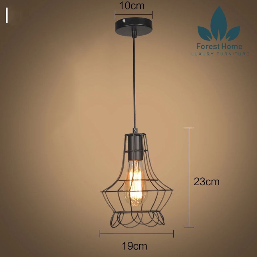 DTH007 - ĐÈN THẢ RỌ SẮT