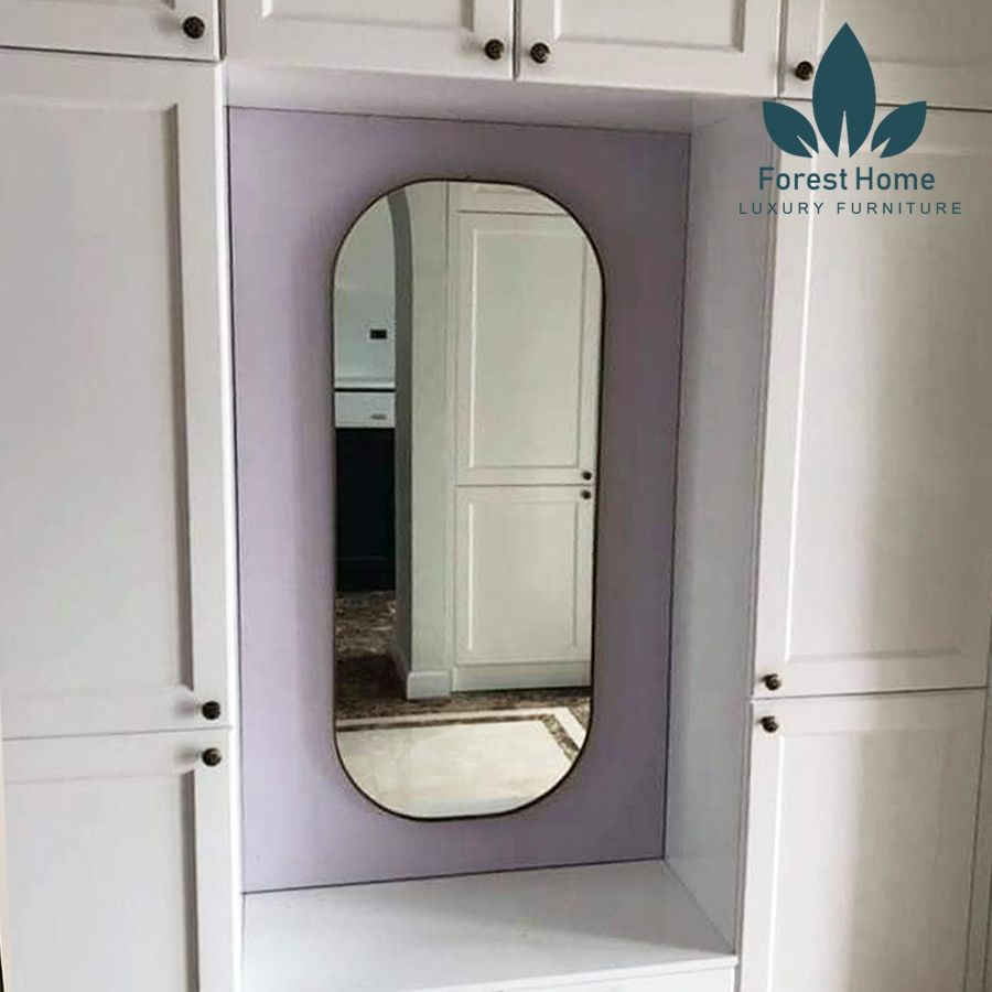 GT009 - GƯƠNG CHỮ NHẬT VIỀN SẮT
