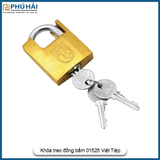 Khóa treo đồng bấm 01525 Việt Tiệp