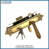 Khóa Cửa Đi Đồng Thau Việt Tiệp 04187