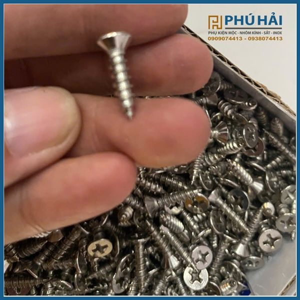 Vít INOX 4.2*1F5 inox dùng cho gỗ