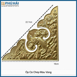 MIếng Ốp Góc Cá Chép Vàng 16x23