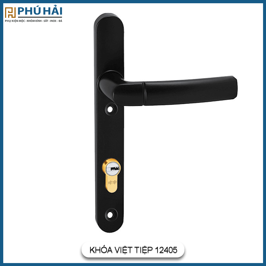 Khóa Cửa Phòng Hợp Kim Việt Tiệp 12405