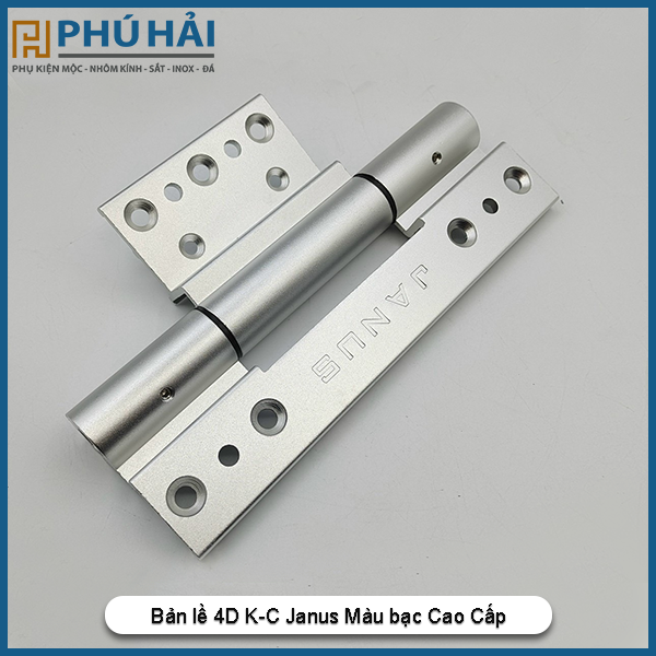 Bản lề 4D C-C Janus Màu bạc Cao Cấp