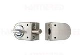 Khóa kính bán nguyệt Hamered đôi 842-08 chốt vặn