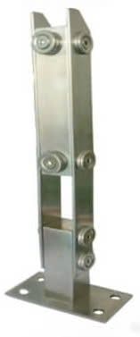 Trụ cầu thang lửng đế mặt dày 3ly cao 3T
