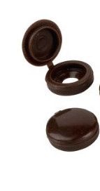 Nắp chụp vít khung bao 8mm màu đen