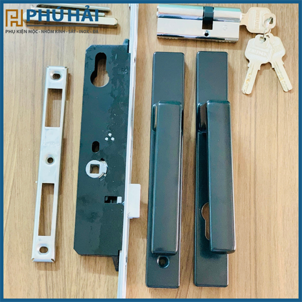 Khóa đơn điểm KINLONG xám 2 đầu chìa 3247 (chính hãng)