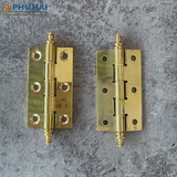Bản lề lá Humer đầu nhọn chất liệu thau 8F dày 3li