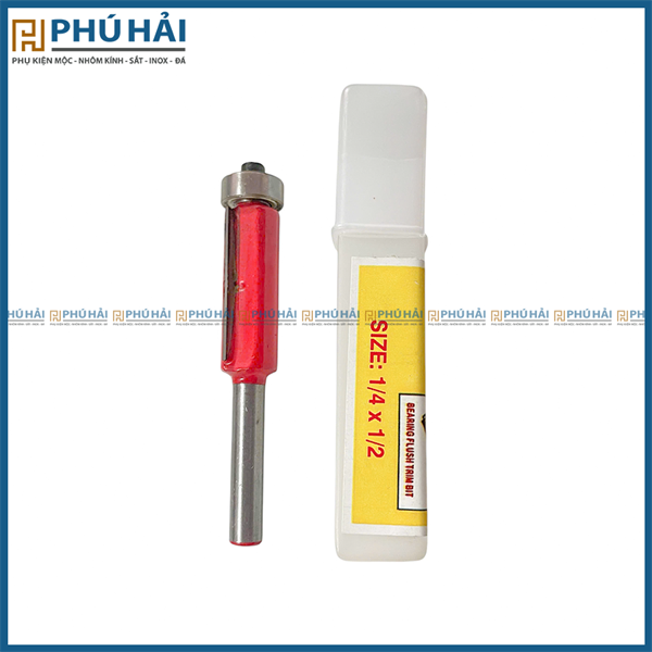 Mũi Router thẳng cốt nhỏ 12ly 1/4*1/2 không đạn