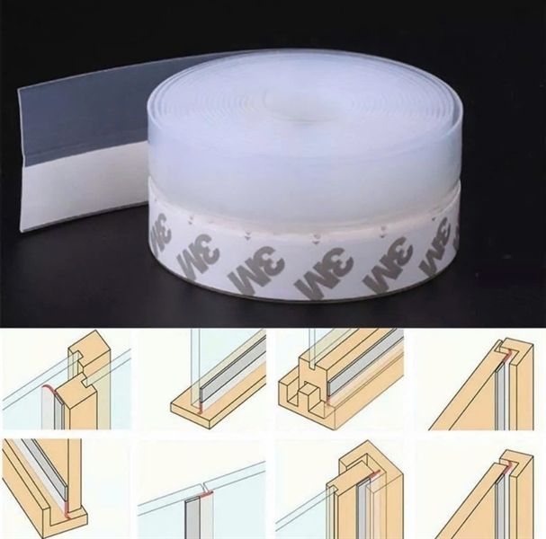 Ron chặn cửa chống côn trùng màu 35mm trắng trong (Mét)