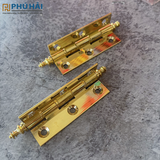 Bản lề lá Humer đầu nhọn chất liệu thau 8F dày 3li
