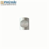 Núm tủ phi 18 nhôm màu bạc bằng
