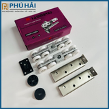 Bánh xe lùa treo hộp tím 8 bánh
