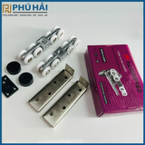 Bánh xe lùa treo hộp tím 8 bánh