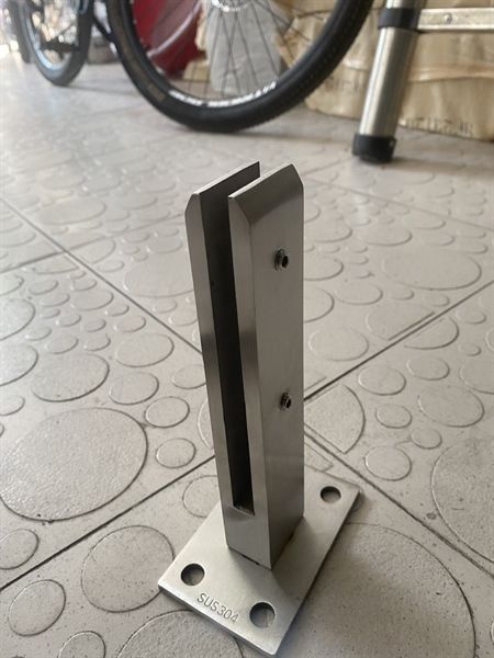 Trụ ngàm đặc cao 2T INOX 304 mờ