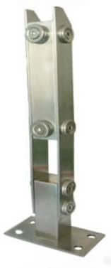 Trụ cầu thang lửng đế hông dày 3ly cao 3T inox 304
