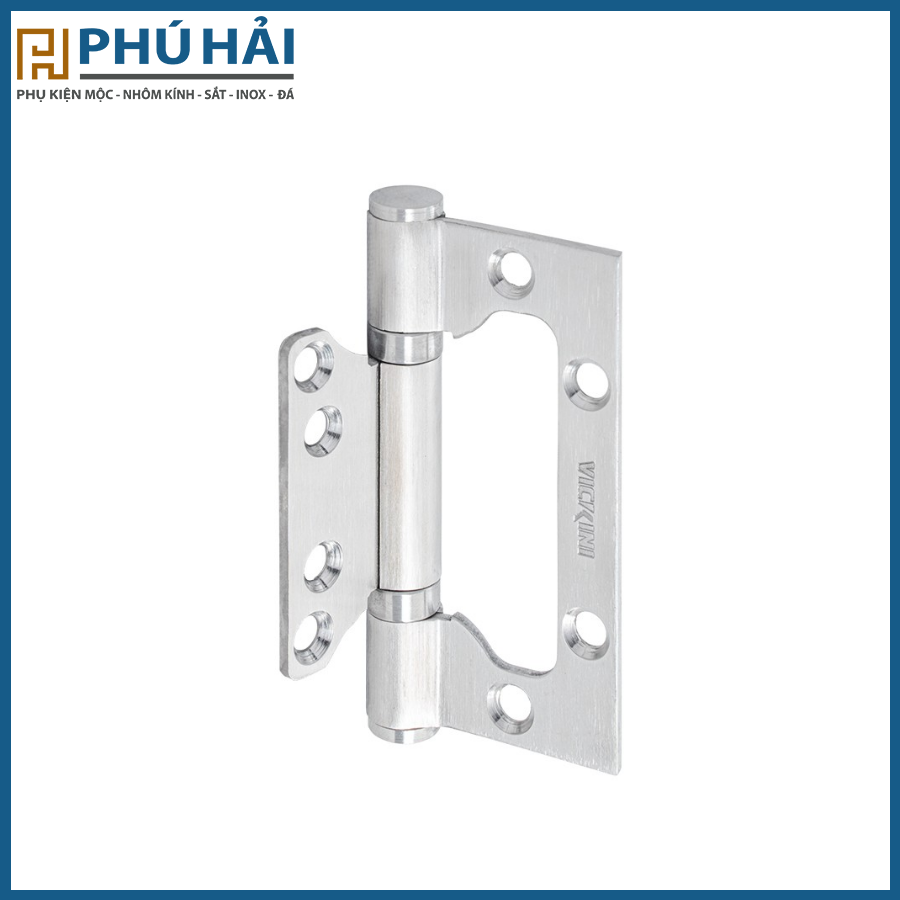Bản lề âm dương Vikini 43105.103 SSS inox mờ, 1T dày 3.0mm