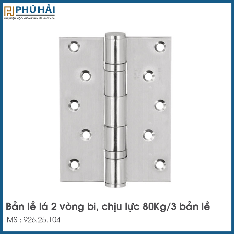 Bản Lề Lá 2 Vòng Bi 80Kg Hafele 926.25.104