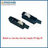 Bánh xe lùa cửa sổ bánh nhựa hệ 55