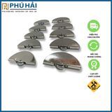 Bánh xe lùa kẹp kính bán nguyệt hiêu inox ( Bịch 4 cái)