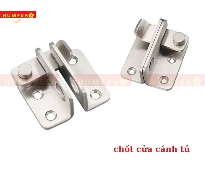 Chốt tủ nhỏ phải màu inox (25C/H)