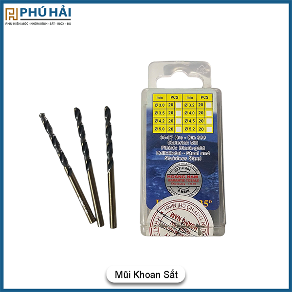 MŨI KHOAN SẮT 5LY