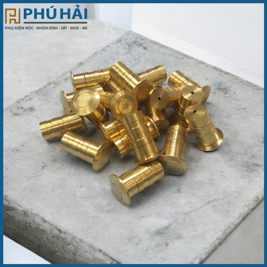 Hố chốt màu vàng phi 14 (chặn cát)