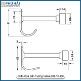 Hít cửa hefele 938.10.400