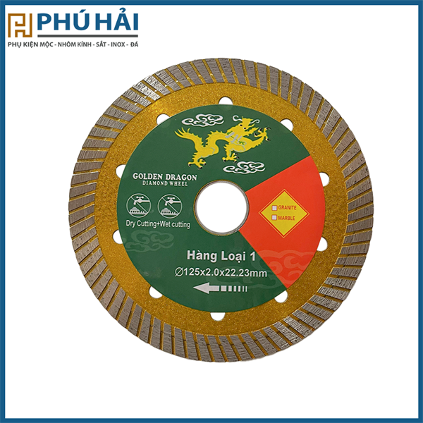 Lưỡi cắt 1T5 rồng vàng