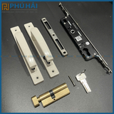 Khóa tay nắm đa điểm, đơn điểm 82 tay tròn sơn đen, trắng