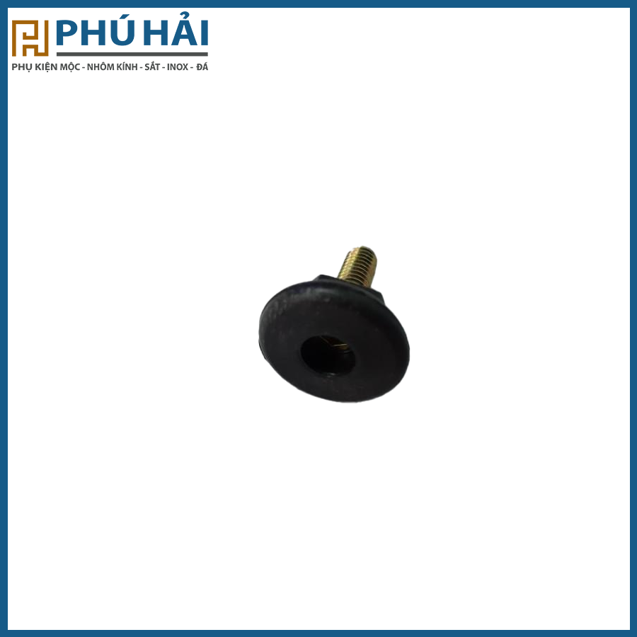 Đế Nhựa Chỉnh Chân bàn 30x15 bulong dài 8x35