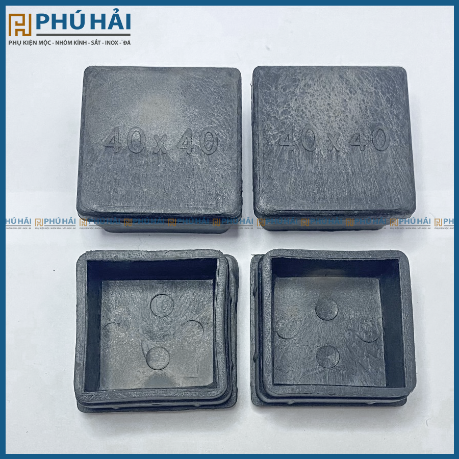 Chân đế nhựa Vuông 40*40