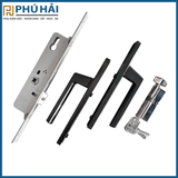 Bộ khóa đơn điểm DRAHO màu đen (PM23/PM27) tay lớn mở ngoài