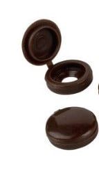 Nắp chụp vít khung bao 8mm màu xám