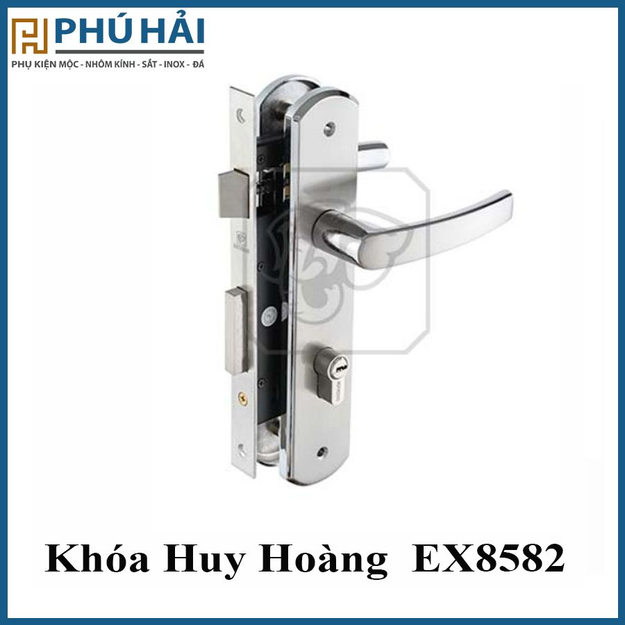 Khóa HUY HOÀNG EX8582- TITAN tim vặn chìa