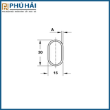 Cây treo đồ Ovanl HAFELE 801.21.836