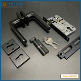 Khóa cửa tay gạt JEELY H804 màu đen