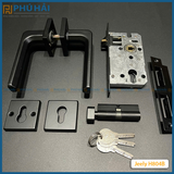 Khóa cửa tay gạt JEELY H804 màu đen