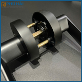 Khóa tròn gạt JEELY I01 tay tròn màu đen (Thung 20 Bộ)
