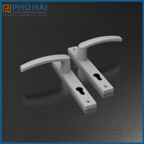Khóa đơn điểm Huy Hoàng AP 82 tay cong trắng