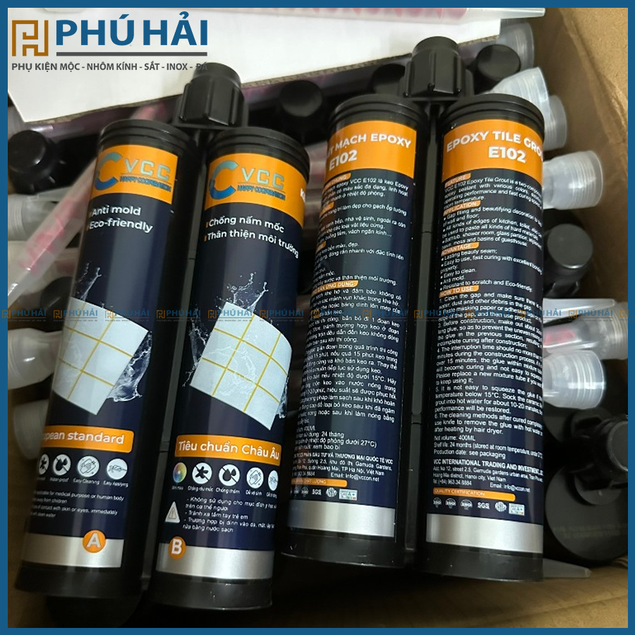 Keo Chà Ron E102-01 xám kim loại (24C/TH)