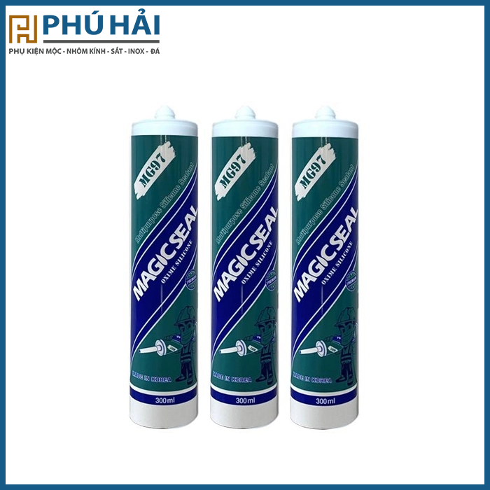 Keo Magicseal MG97-SILVER GREY( XÁM-BẠC) (1T 25 chai)