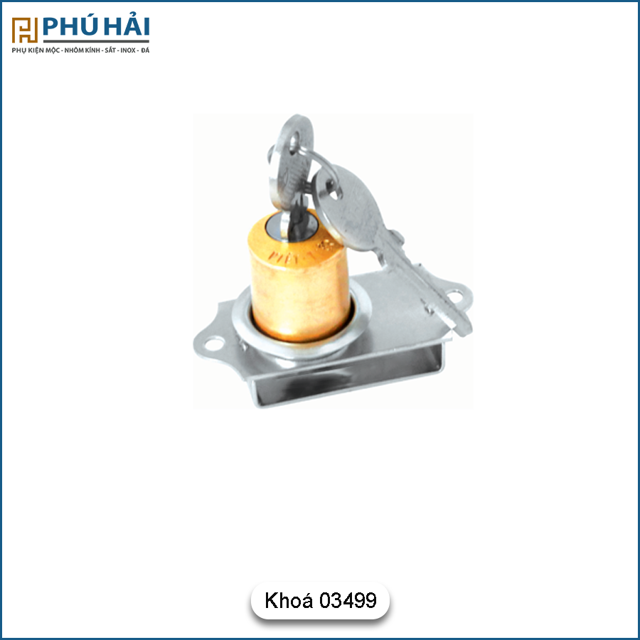 khoá tủ Việt Tiệp, ổ khoá gạt, khoá cánh tủ,kệ 03499