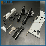 Khóa cửa phân thể VICKINI 34617.101 OBP đen mờ ruột chốt