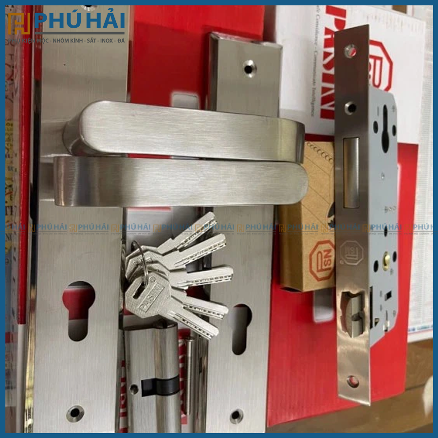 Khóa cửa phòng N9783-2 thân 30 (4F) PASINI Vặn chìa