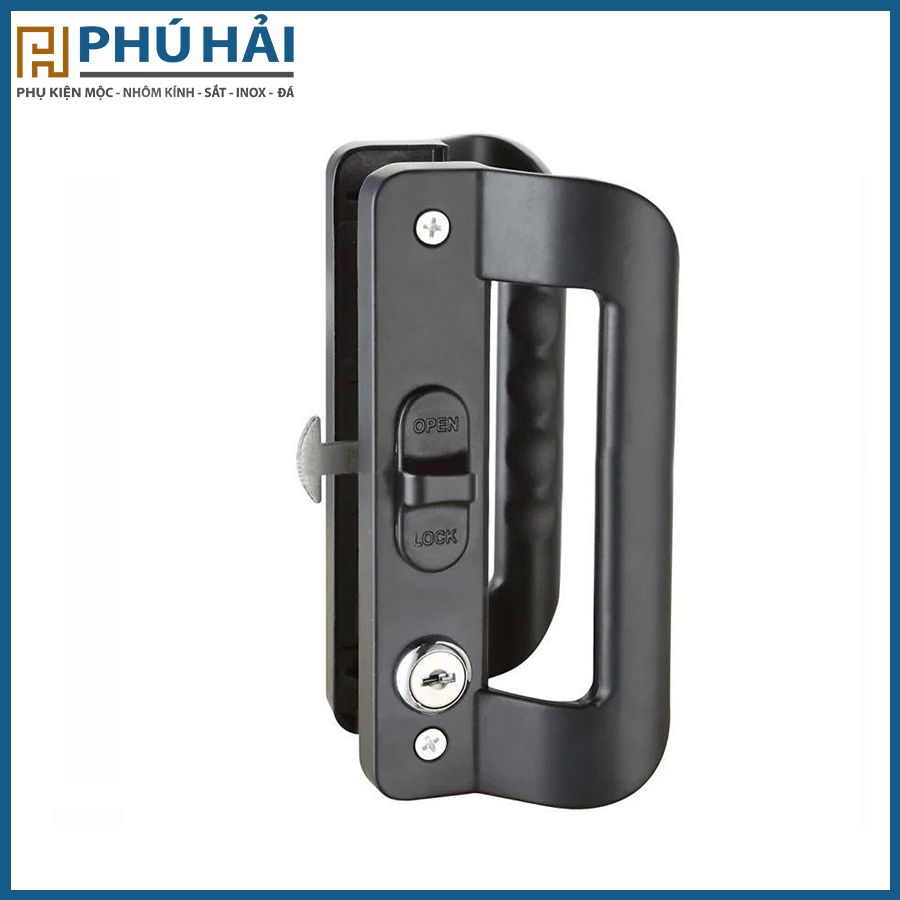 Khóa cửa KINLONG chữ D đen Phải hệ 93 chính hãng