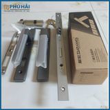 Bộ khóa đơn điểm DRAHO màu đen (PM23/PM27) tay lớn mở ngoài
