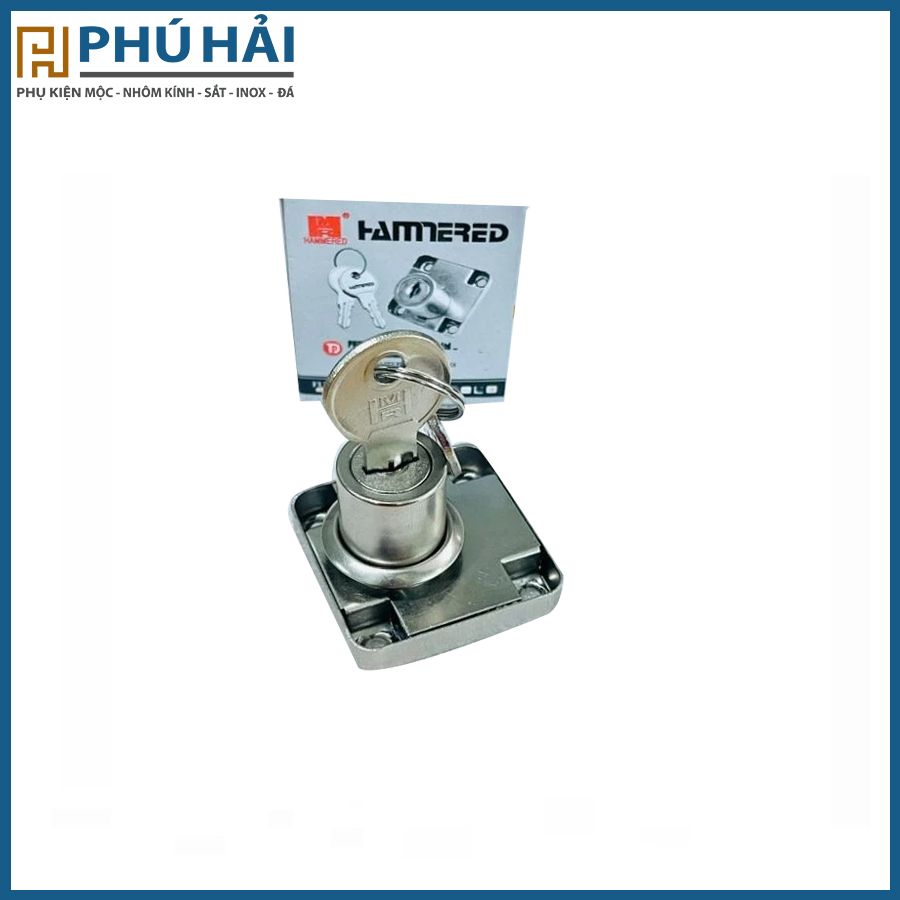 Khóa tủ HMR 138-22 chìa tròn (Hộp 12 cái)